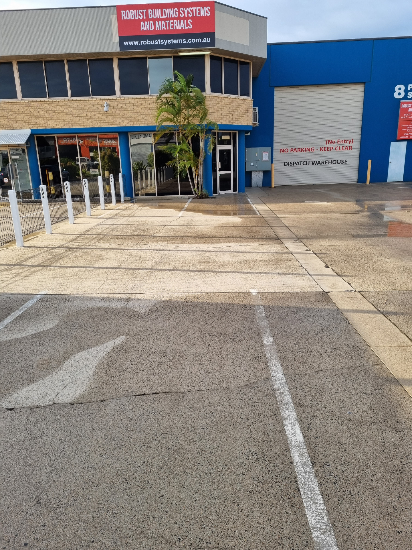 Commercial property exterior after External Powerwash Solutions clean